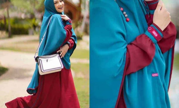 warna jilbab yang cocok untuk baju kebaya merah maroo